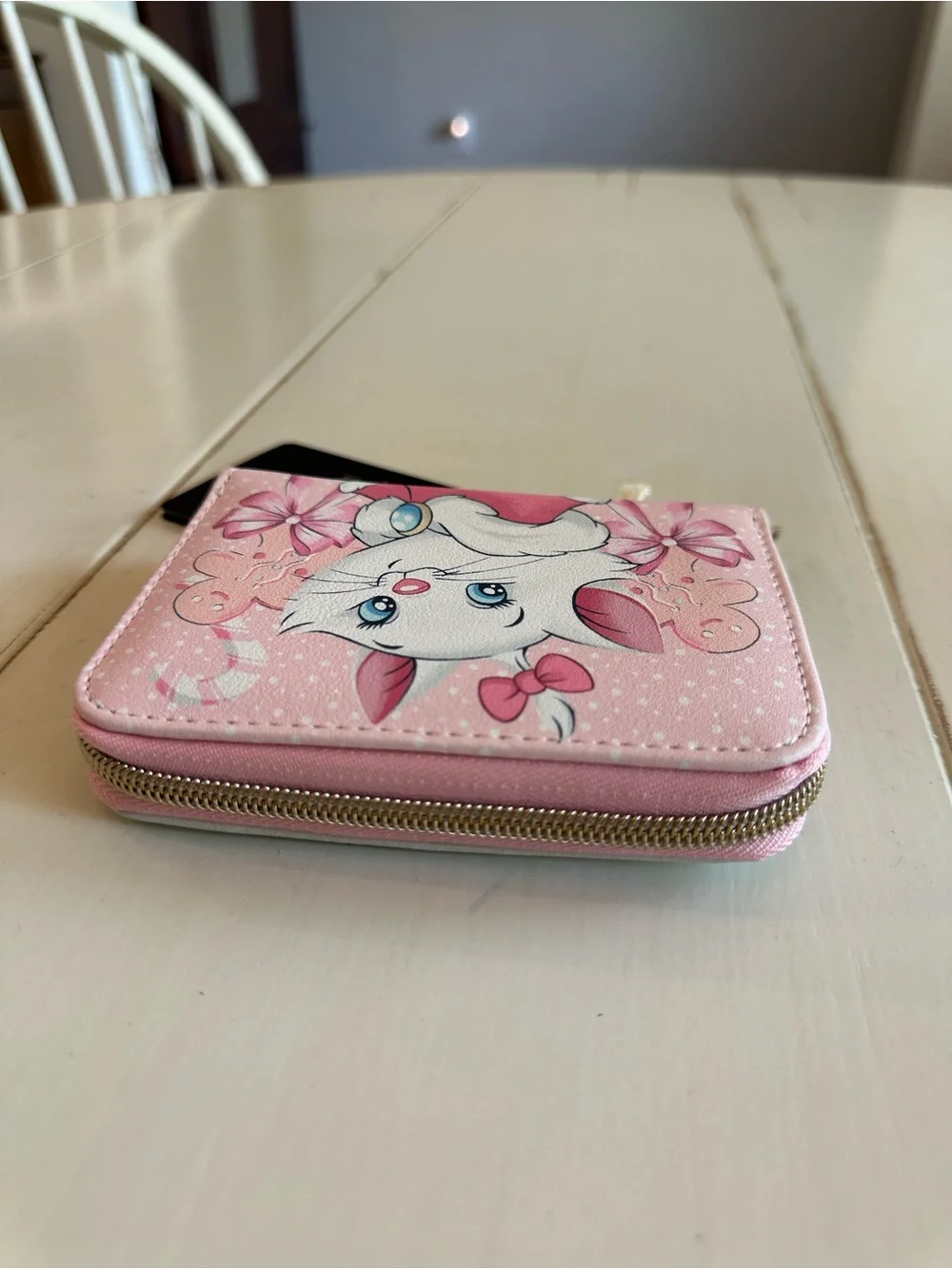 Loungefly Disney Pink Holiday Marie Aristocat Wallet